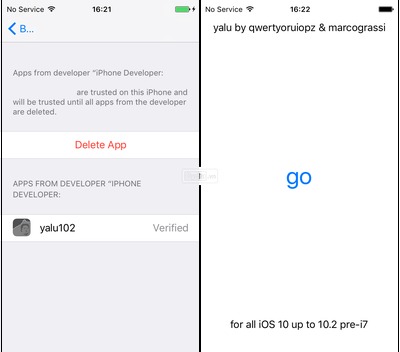 Hướng dẫn Jailbreak iOS 10.2 bằng Yalu102 dễ dàng nhất