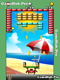 Tải game Beach Breaker - Cua chắn bóng bãi biển cho Java