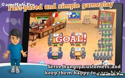 Tải game Lunch Rush HD - Quản lý nhà hàng cho Android