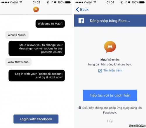 Cách thay đổi màu Facebook Messenger trên Android iOS