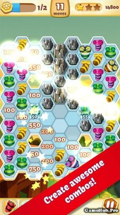 Tải game Bee Brilliant - Phá giải câu đố Mod Android