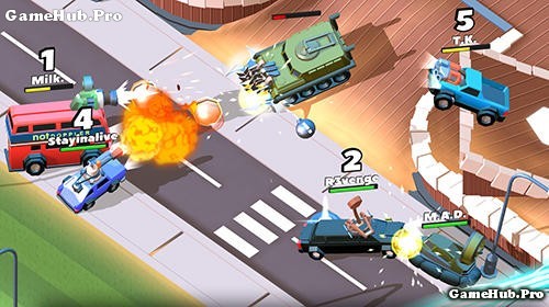 Tải game Crash of Cars - Đua xe bắn súng cho Android