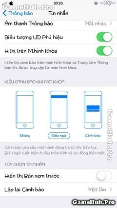 Hướng dẫn cách ẩn tin nhắn thông báo màn hình cho iPhone