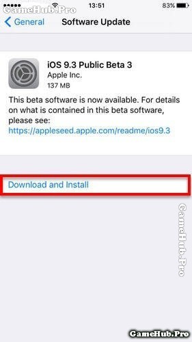 Hướng dẫn nâng cấp lên iOS 9.3.2 cho máy iPhone, iPad