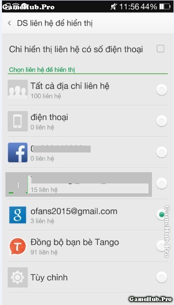 Hướng dẫn sao lưu danh bạ, sms lên gmail và 2 máy Oppo