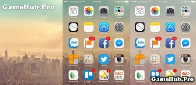 Cách tạo hình nền mờ ảo trên iPhone không Jailbreak