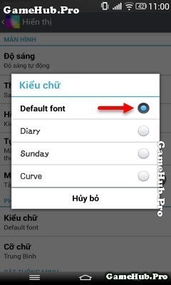 Thủ thuật thay đổi Font chữ trên điện thoại Android