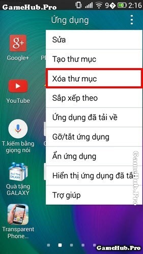 Hướng dẫn cách xóa thư mục trên điện thoại SamSung