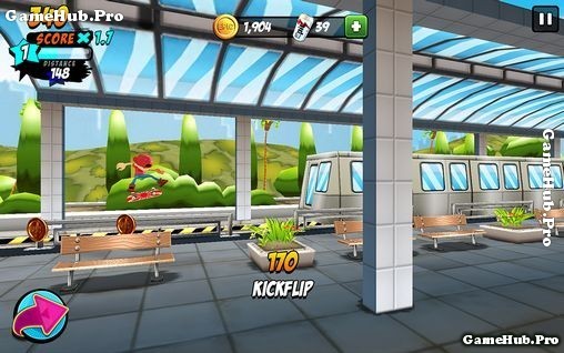 Tải game Epic Skater - Trượt ván phiêu lưu Mod Android