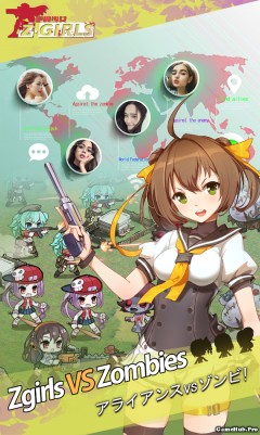 Tải game Zgirls - Chiến thuật chống Zombie cho Android