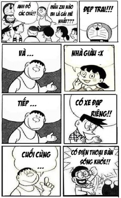 Truyện tranh Doremon chế - Đọc truyện Doraemon chế mới