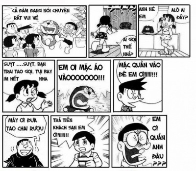 Truyện tranh Doremon chế - Đọc truyện Doraemon chế mới