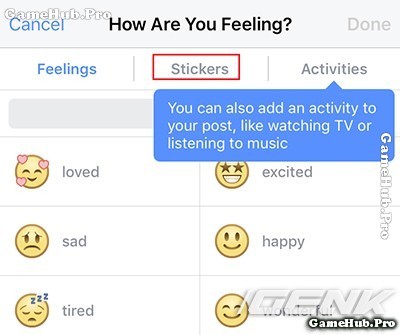 Hướng dẫn cách đăng Status Facebook bằng Sticker dễ dàng