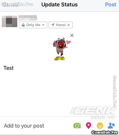 Hướng dẫn cách đăng Status Facebook bằng Sticker dễ dàng