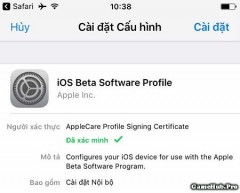 Hướng dẫn cập nhật phiên bản iOS 11 Beta trên iPhone/iPad