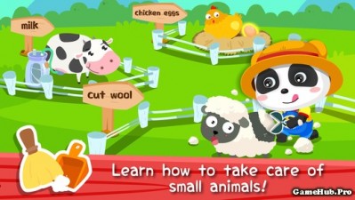 Tải game Baby Panda Farm - Nông trại của Gấu trúc Android