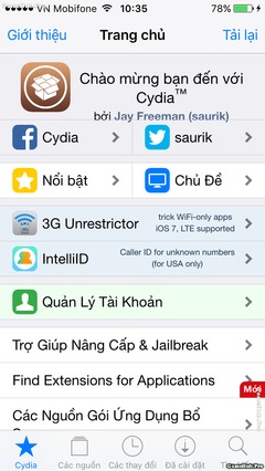 Hướng dẫn Jailbreak iOS 9.3.3 trực tiếp trên iPhone, iPad