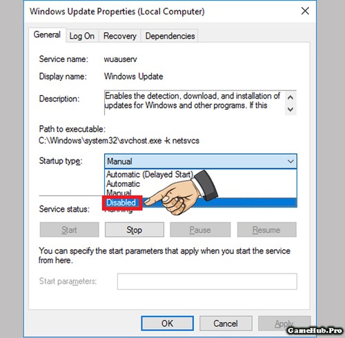 Hướng dẫn tắt Update (Cập nhật) trên Windows 10
