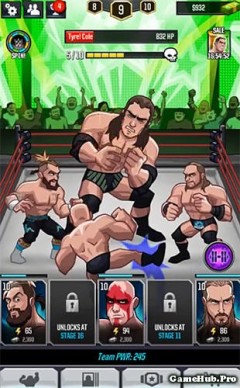 Tải game WWE Tap Mania - Đối kháng thẻ Superstar Android