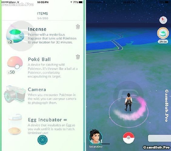Thủ thuật sử dụng Vật Phẩm miễn phí trong Pokémon GO