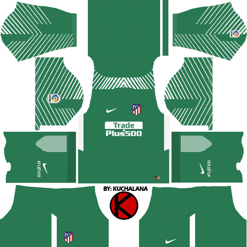 Atlético de Madrid Kits & Logo Dream League Soccer 2017