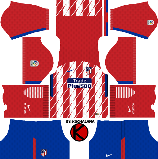 Atlético de Madrid Kits & Logo Dream League Soccer 2017