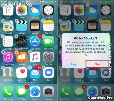 Hướng dẫn cách xóa và khôi phục ứng dụng gốc trên iOS 10
