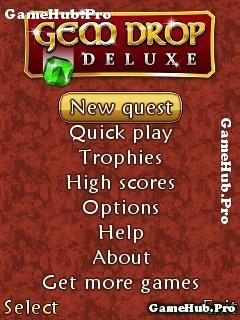 Tải game Gem Drop Deluxe - Xếp hình Kim Cương cho Java