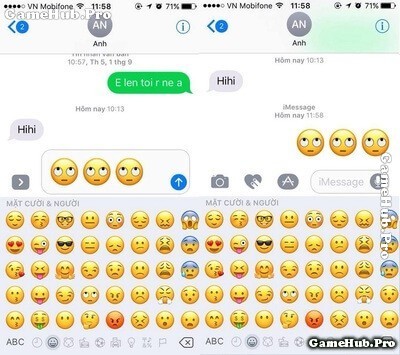 Hướng dẫn tính năng Tapback và Emoji trên iMessage