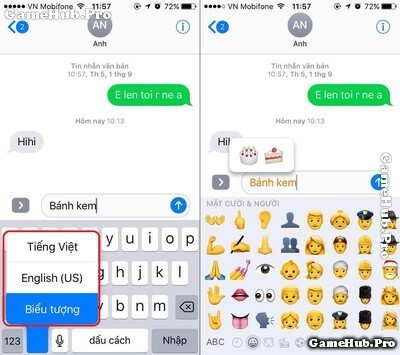 Hướng dẫn tính năng Tapback và Emoji trên iMessage