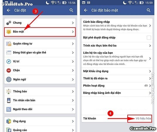 Cách xóa tài khoản Facebook vĩnh viễn trên Android iOS