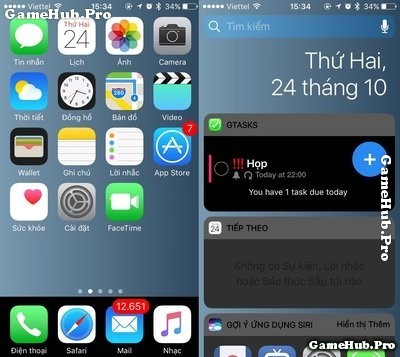 Hướng dẫn đổi giao diện đẹp cho iOS 10 chưa Jailbreak
