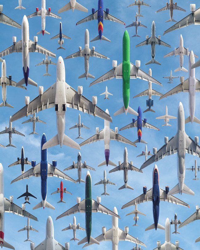Hình ảnh máy bay hạ cánh và cất cánh đẹp trên thế giới