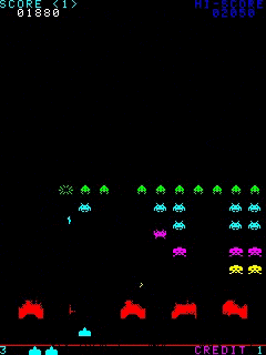 Tải game Space Invaders Anniversary - Bắn phi thuyền Java