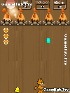 Tải game Hứng Trứng - Chú mèo tham ăn cho Java