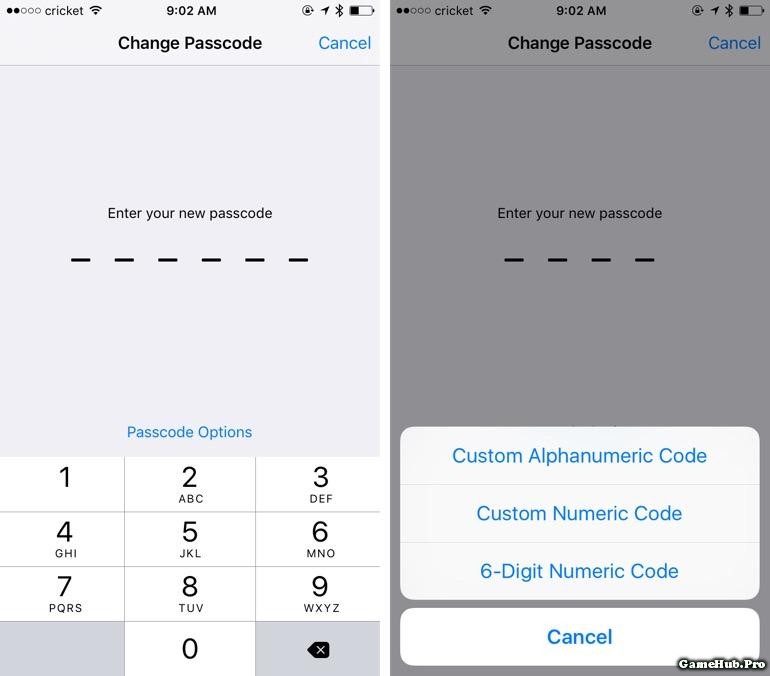 Thủ thuật đặt mật khẩu 6 số trên iPhone, iPad IOS 9