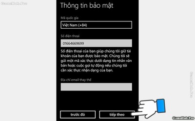 Hướng dẫn đăng ký tài khoản Microsoft trên điện thoại