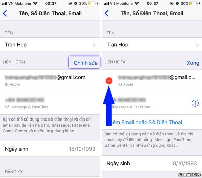 Cách thay đổi Apple ID từ Gmail, Yahoo thành iCloud Mail