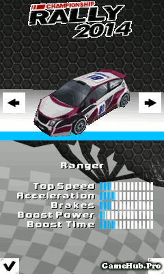 Tải game Championship Rally 2014 Đua Xe 3D Cho Java