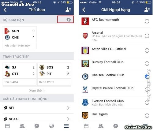 Hướng dẫn cách cập nhật kết quả bóng đá trên Facebook