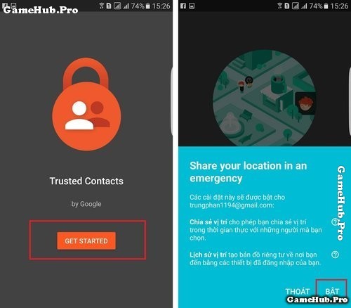 Tải Trusted Contacts - Ứng dụng cứu nguy khẩn cấp Android