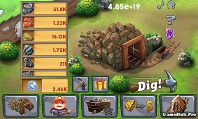 Tải game Idle Miner Tycoon - Thợ vàng Mod Money Android