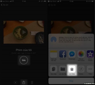 Thủ thuật ghép Video vô cùng đơn giản trên iPhone, iPad